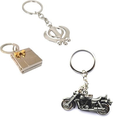 

MGP Fashion Love couple romentic gift girl boy family Trendy Gift Metallic Key Chain Combo No.505 Key Chain(Multicolor)