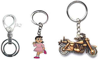 

MGP Fashion Love couple romentic gift girl boy family Trendy Gift Metallic Key Chain Combo No.529 Key Chain(Multicolor)