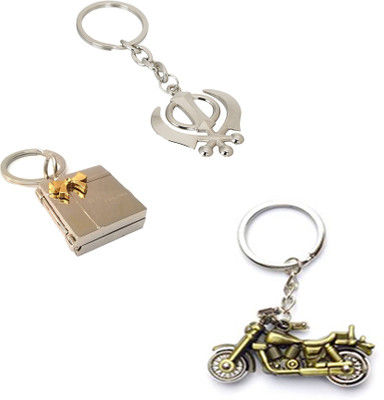 

MGP FASHION Love couple romentic gift girl boy family Trendy Gift Metallic Key Chain Combo No.537 Key Chain(Multicolor)