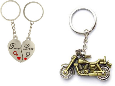 

MGP Fashion Attractive,God,couple,love,cartton,locking,Trendy Love Girl Boy Family Gift Metal Key Chain Combo No.379 Key Chain(Multicolor)