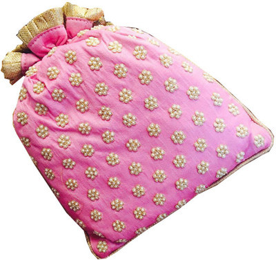 

CRAFTBAZAAR Party Pink Clutch