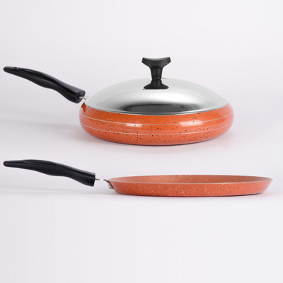 

Sumeet Nonstick Coppera Marbonite Coimbo Cookware Set(Aluminium, 3 - Piece), Copper