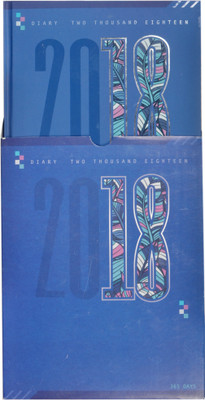 

WRITEAWAY Book-size Diary(2018 DAIRY- N/S I DATE (2COL.) (MONTH-CUT) SUNDAY SEPARATE PLANNER WITH BOX, Multicolor, Pack of 6)