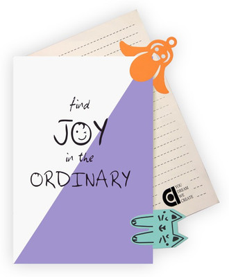 

COI A5 Planner/Organizer(Iris Purple find joy in the ordinary undated memo diary / organizer with velvet touch and book marks., Iris Purple)