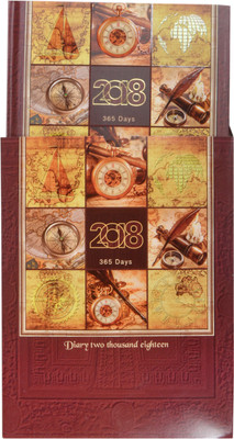 

WRITEAWAY Book-size Diary(2018 DIARY- N/S I DATE SUNDAY SEPARATE (2COL.) (MONTH-CUT) WITH BOX PRODUCT NO. 77, Multicolor)