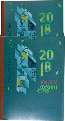 

WRITEAWAY Book-size Diary(2018 DAIRY- N/S I DATE (2COL.) (MONTH-CUT) WITH BOX- INSPIRE GREEN PRODUCT NO. 14, Multicolor, Pack of 14)