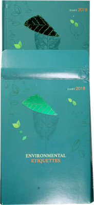 

WRITEAWAY Book-size Diary(2018 DAIRY- A5 I DATE (2COL.) (MONTH-CUT) WITH BOX- ENVIRONMENTAL ETIQUETTES PRODUCT NO. 54, Multicolor, Pack of 5)