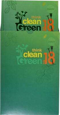 

WRITEAWAY Book-size Diary(2018 DAIRY- N/S LONG I DATE (4COL.) (MONTH-CUT) WITH BOX- THINK CLEAN & GREEN PRODUCT NO. 78, Multicolor, Pack of 5)