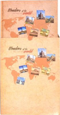 

WRITEAWAY Book-size Diary(2018 DIARY- N/S I DATE (12 PHOTO) (2COL.) WITH BOX- WONDER OF THE WORLD; PRODUCT No. 84, Multicolor, Pack of 84)