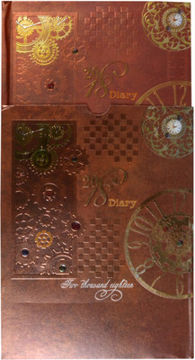 

WRITEAWAY Book-size Diary(2018 DAIRY- N/S I DATE PLANNER (2COL.) (MONTH-CUT) NATURAL SHADE WITH BOX PRODUCT NO. 87, Multicolor)