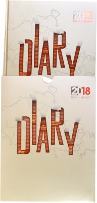 

WRITEAWAY Book-size Diary(2018 DIARY- N/S I DATE CORPORATE PLANNER (2COL.) (MONTH-CUT) NATURAL SHADE, Multicolor, Pack of 5)