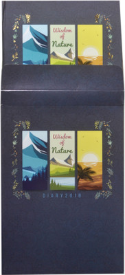 

WRITEAWAY Book-size Diary(2018 DAIRY- N/S I DATE (4COL.) (MONTH-CUT) WITH BOX- WISDOM OF NATURE, Multicolor)