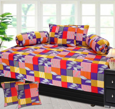 

Furnishing Zone Cotton Floral Diwan Set, Multi