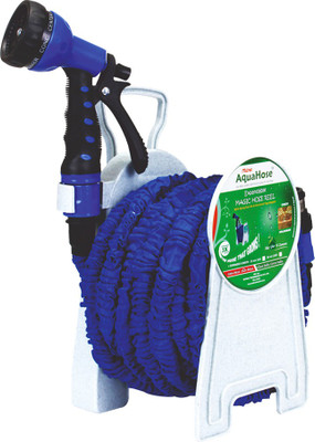 

AquaHose Expandable Magic Blue Hose Reel 30mtr Hose Pipe Garden Tool Kit(1 Tools)