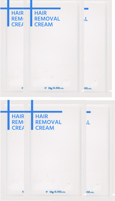 

GutarGoo Pack of 6 Painless Hair Remover, Cream Legs Depilation Cream(60 g, Set of 6)