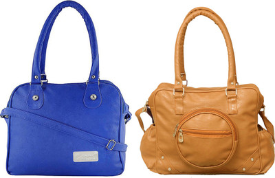 

Vera Stayle Hand-held Bag(Blue, Yellow)