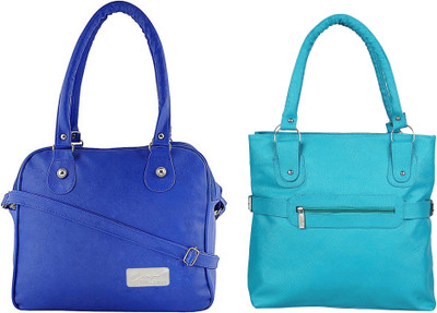 

Vera Stayle Hand-held Bag(Blue, Blue)