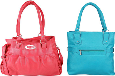 

Vera Stayle Hand-held Bag(Pink, Blue), Blue;pink