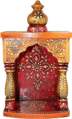

Ranvijay HD- Solid Wood Home Temple(Height: 19 cm)