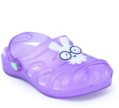 

N Five Boys & Girls Sling Back Clogs(Purple
