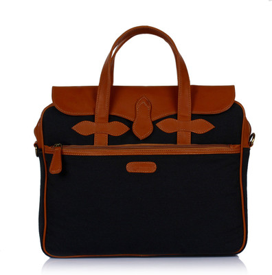 

THE MAKER 15 inch Laptop Messenger Bag(Brown, Blue), Blue;brown