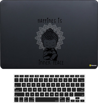 

Hamee k Pro Retina Display 13 inch cover (2015 Edition A1502/A1425) with Keyboard Skin Combo 194 Rubber Laptop Decal 13