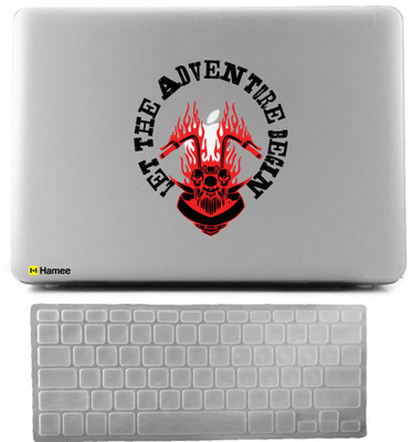 

Hamee Pro 15 inch cover 2016 Touchbar edition (A1707) with Keyboard Skin Combo 31 Rubber Laptop Decal 15