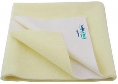 

Cozymat Soft, Waterproof, Reusable Mat / Underpad / Quick / Absorbent Dry Sheets / Mattress Protector, Medium (70cm*100cm)(Yellow)