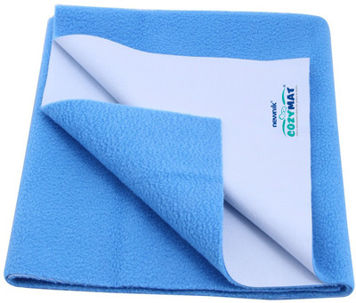 

Cozymat Soft, Waterproof, Reusable Mat / Underpad / Quick / Absorbent Dry Sheets / Mattress Protector, Double Bed (200cm*260cm)(Blue)