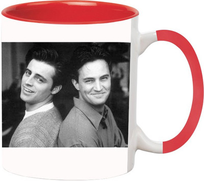 Ashvah Friends 1399 Ceramic Mug(350 ml), Red