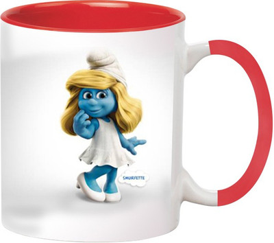 

Ashvah Cartoon 1400 Ceramic Mug(350 ml), Red
