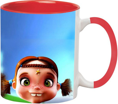 

Ashvah Cartoon 1404 Ceramic Mug(350 ml), Red