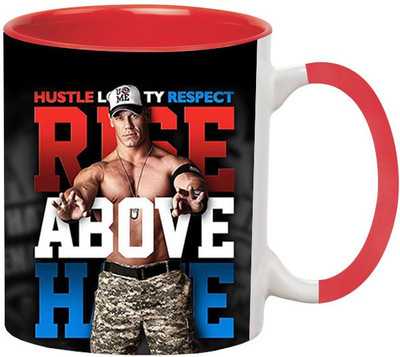 

Ashvah John Cena 1434 Ceramic Mug(350 ml), Red