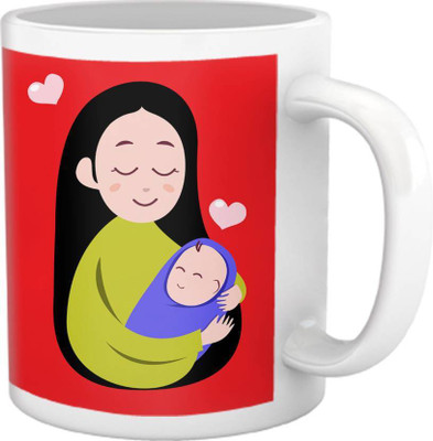 

ME&YOU Gift for Mother Mom Mum On Mother's Day (IDuplicate128) Printed Ceramic Mug(325 ml), Multicolor