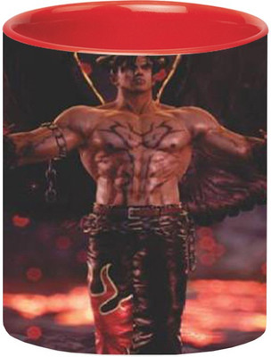 

Ashvah Tekken 7 Game Ceramic Mug(350 ml), Red