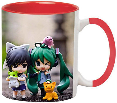 

Ashvah Life Is Very Funny Ceramic Mug(350 ml), Red