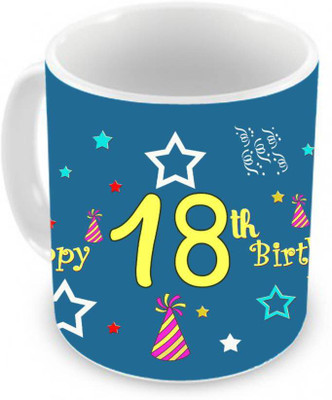 

ME&YOU Gifts On 18th Birthday For Brother sister Nephew (IDuplicate145) Printed Ceramic Mug(325 ml), Multicolor