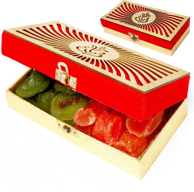 

Ghasitaram Gifts Ganesha Sun Dried Kiwi and Papaya Kiwi, Papaya(200 g, Box)