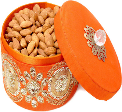 

Ghasitaram Gifts Round Orange Almond Almonds(500 g, Box)