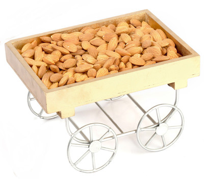 

Ghasitaram Gifts Cart Almonds Tray Almonds(300 g, Vacuum Pack)