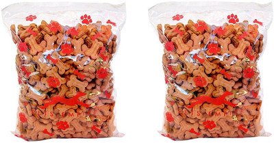 

Pets Empire Multigrain Real Chicken Dog Treat Biscuits 1 Kg Poly Pack ( Pack of 2 ) Chicken Dog Chew(2 kg, Pack of 2)