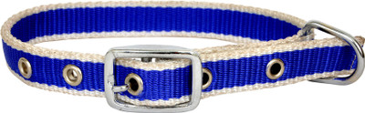 

Leather Craft Dog Everyday Collar(, Blue