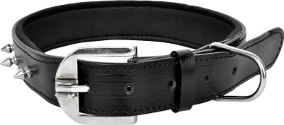 

Leather Craft Dog Everyday Collar(, Black