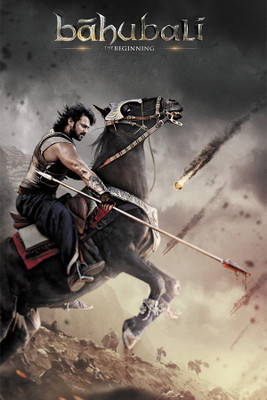 Bahubali 2 Paper Print(18 inch X 12 inch, Rolled)