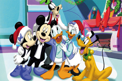 

RadhaKripa MICKY MAOSE FIRENDS POSTER12 Paper Print(18 inch X 12 inch, Rolled)