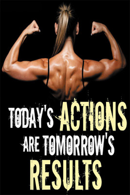 

fitness-quote poster Poster Paper Print(18 inch X 12 inch, Rolled)
