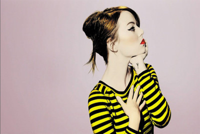 

emma stone poster20 Paper Print(18 inch X 12 inch, Rolled)