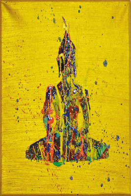 

RadhaKripa buddha painting Paper Print(18 inch X 12 inch, Rolled)