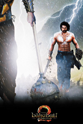 

bahubali 2 prabhas Paper Print(18 inch X 12 inch, Rolled)
