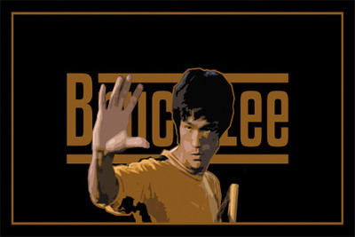 

RadhaKripa bruce lee poster4 Paper Print(18 inch X 12 inch, Rolled)